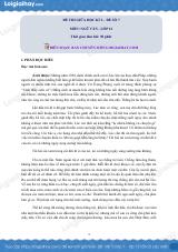 Đề thi giữa kì 2 Văn 12 - Đề số 7